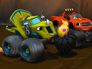 Blaze Monster Machines Hidden Wheels